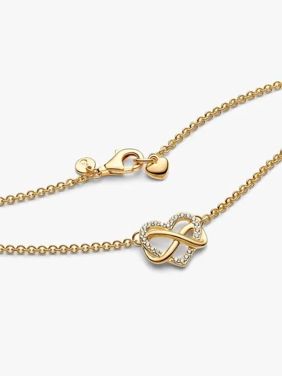 Pandora Sparkling Infinity Heart Collier Necklace - Picture 5 of 5